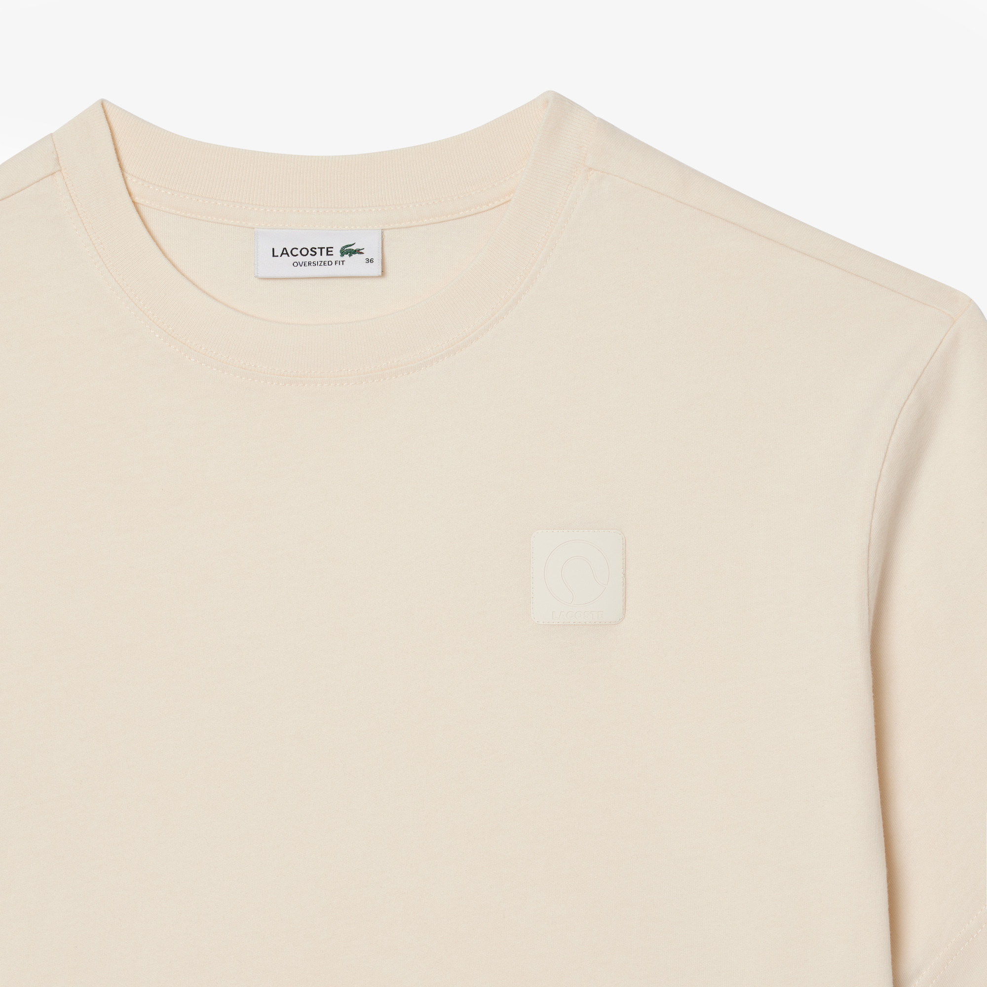 Áo Thun Lacoste Nữ Oversize Chất Liệu Cotton