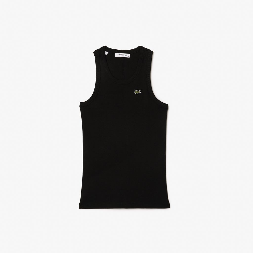 Áo Tank Top Lacoste Nữ Ôm Dáng Chất Liệu Cotton