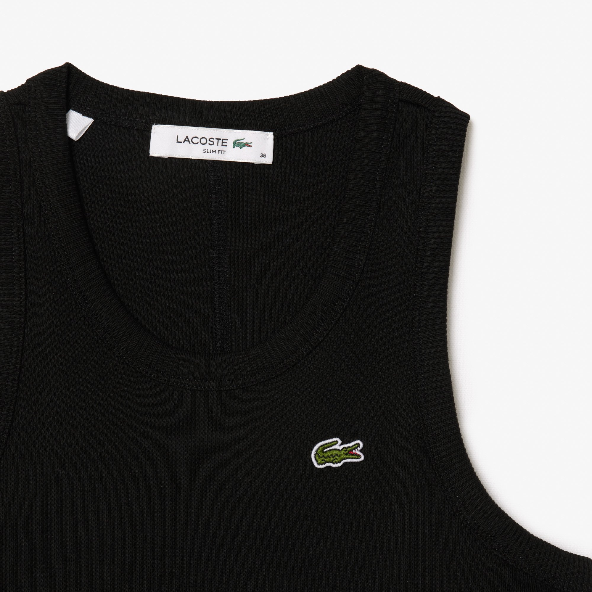 Áo Tank Top Lacoste Nữ Ôm Dáng Chất Liệu Cotton