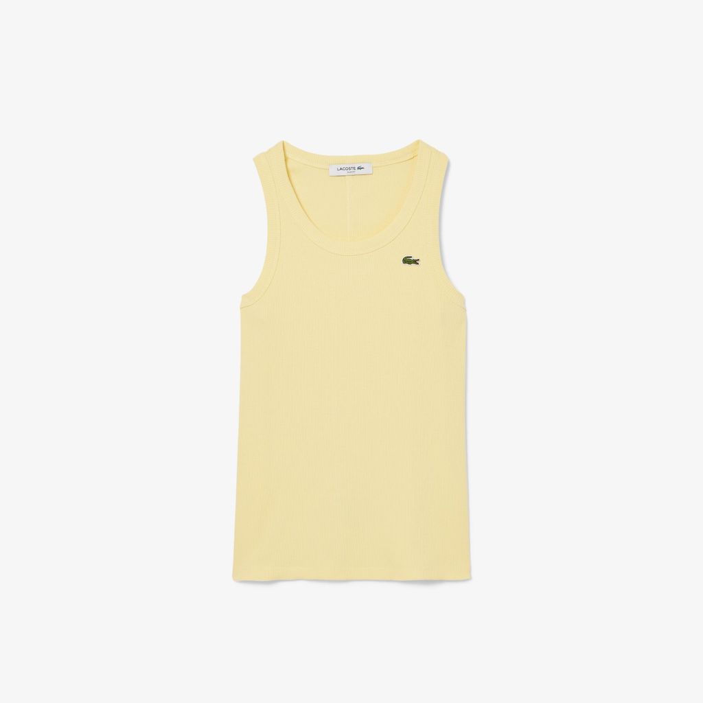 Áo Tank Top Lacoste Nữ Ôm Dáng Chất Liệu Cotton