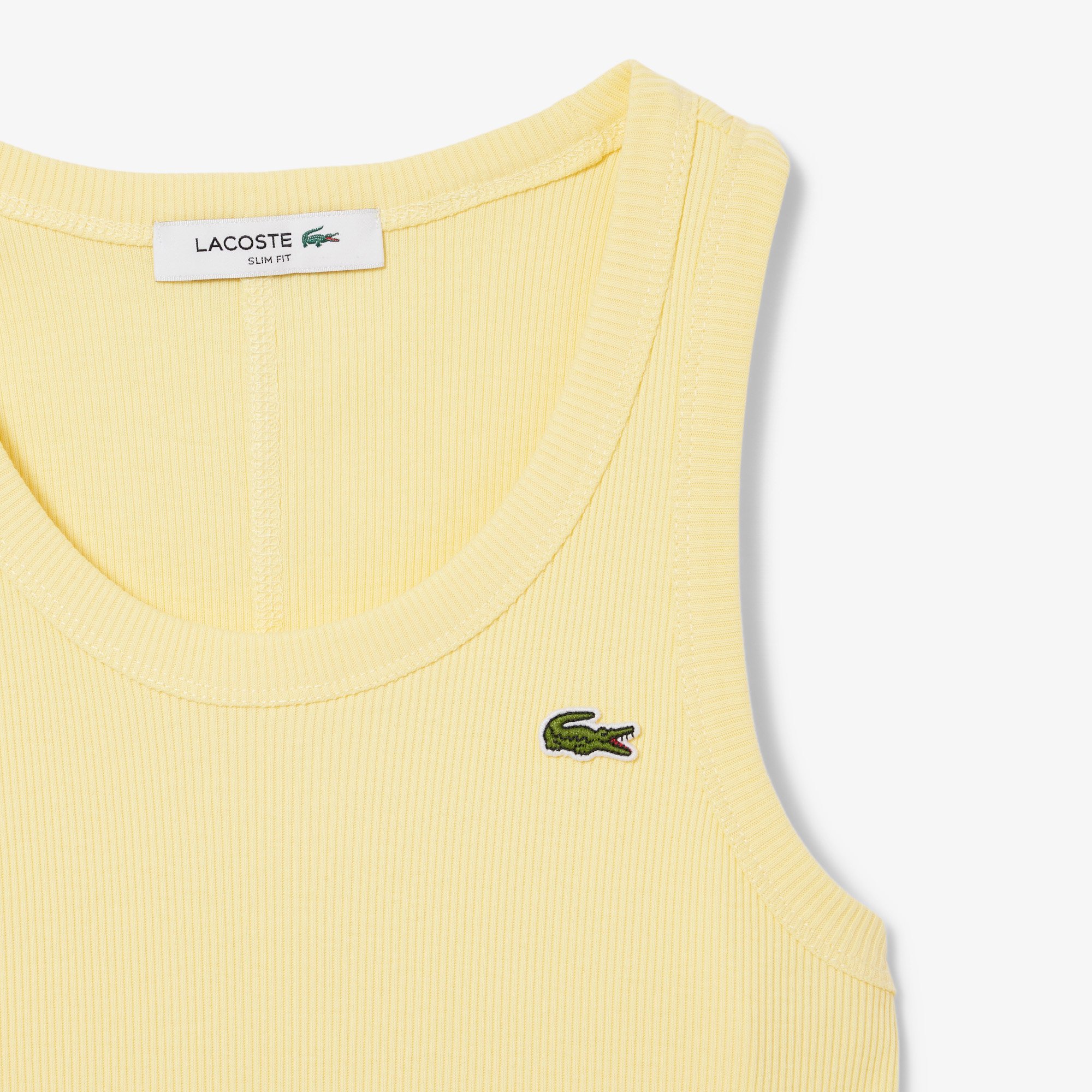 Áo Tank Top Lacoste Nữ Ôm Dáng Chất Liệu Cotton