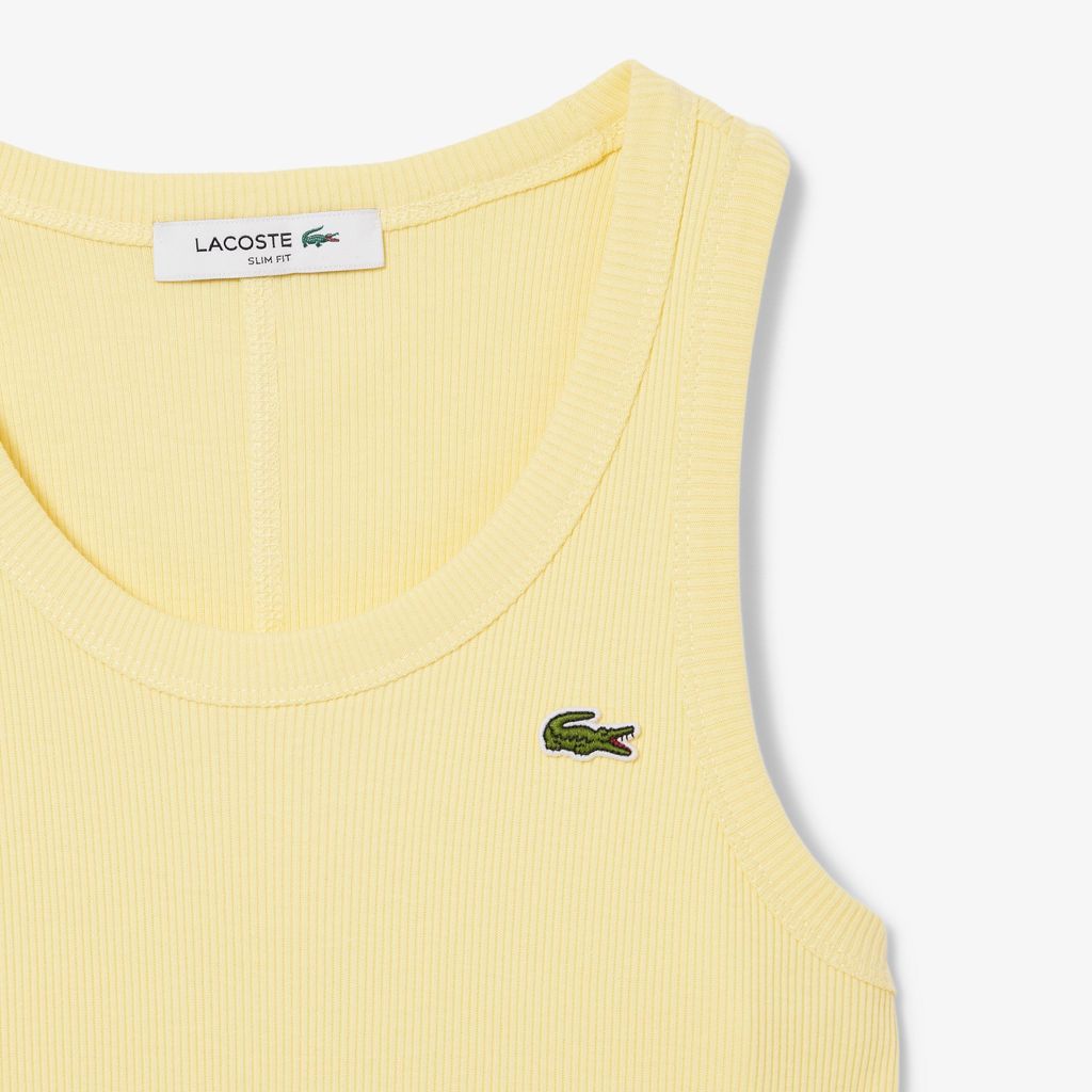 Áo Tank Top Lacoste Nữ Ôm Dáng Chất Liệu Cotton