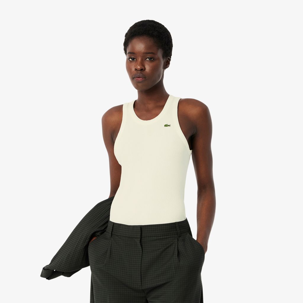 Áo Tank Top Lacoste Nữ Ôm Dáng Chất Liệu Cotton