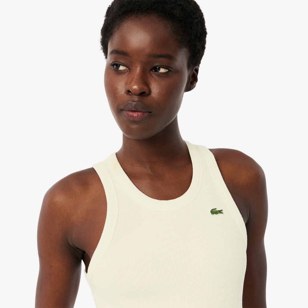 Áo Tank Top Lacoste Nữ Ôm Dáng Chất Liệu Cotton
