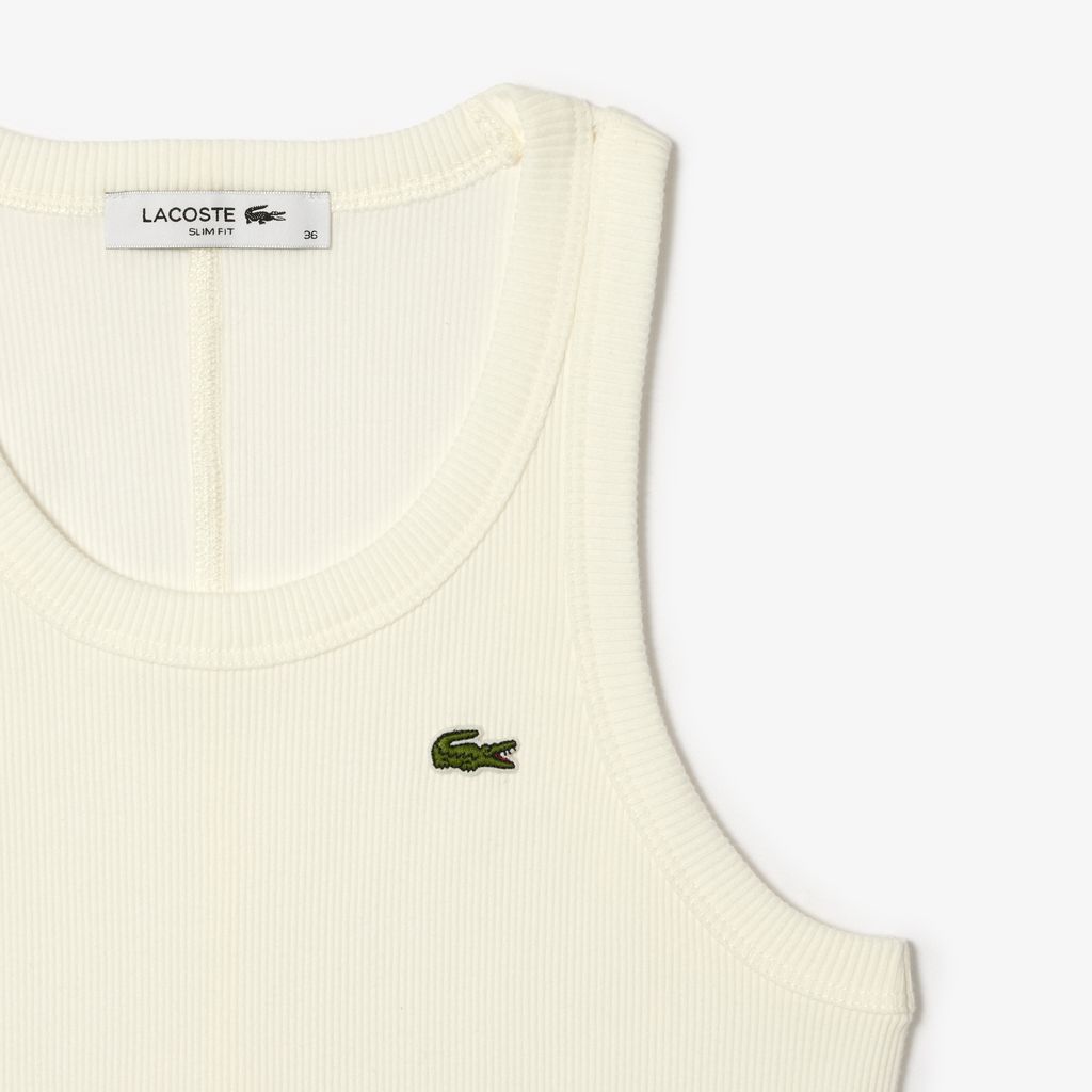 Áo Tank Top Lacoste Nữ Ôm Dáng Chất Liệu Cotton