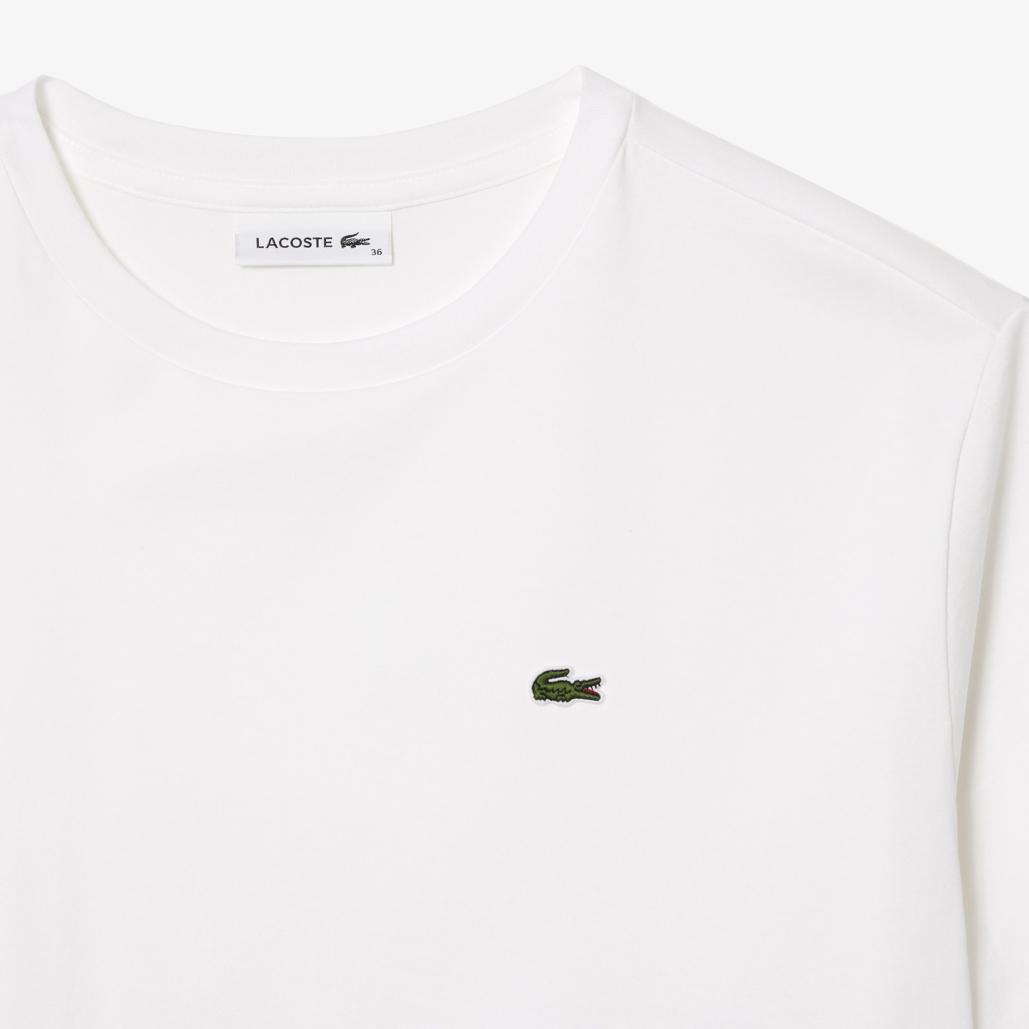 Áo Thun Lacoste Nữ Cổ Tròn Chất Liệu Cotton Cao Cấp
