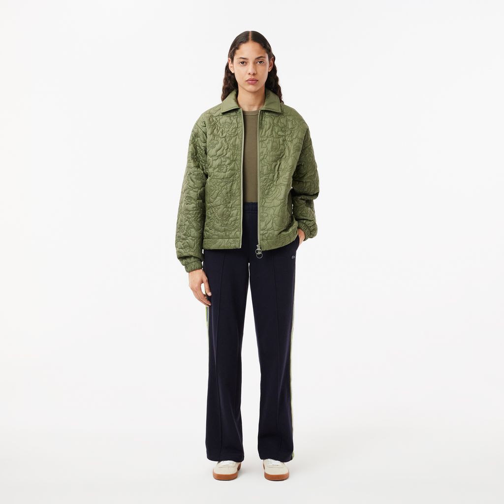 Áo Thun Lacoste Nữ Ôm Dáng Chất Liệu Cotton Gân