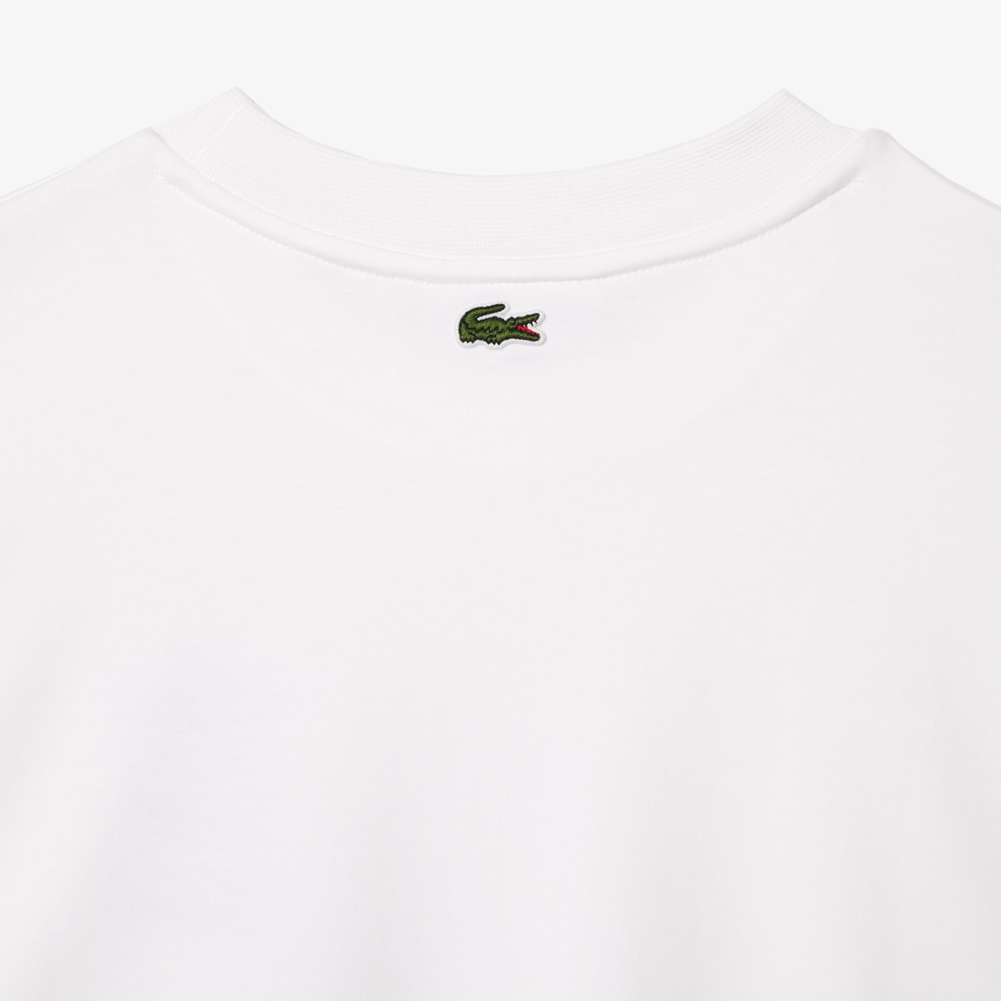 Áo Thun Lacoste Nữ Dáng Rộng Họa Tiết In Logo Cá Sấu