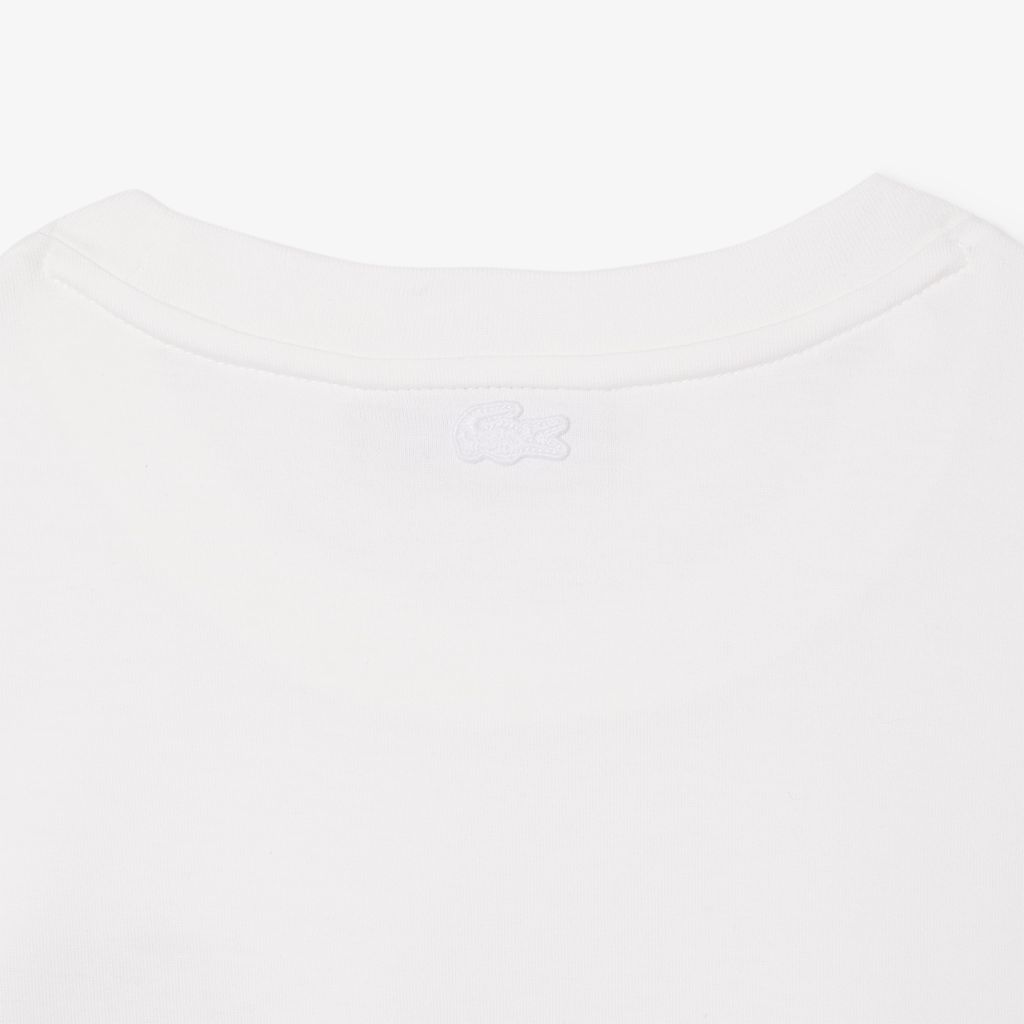 Áo Thun Lacoste Nữ Chất Liệu Cotton Họa Tiết Hoa