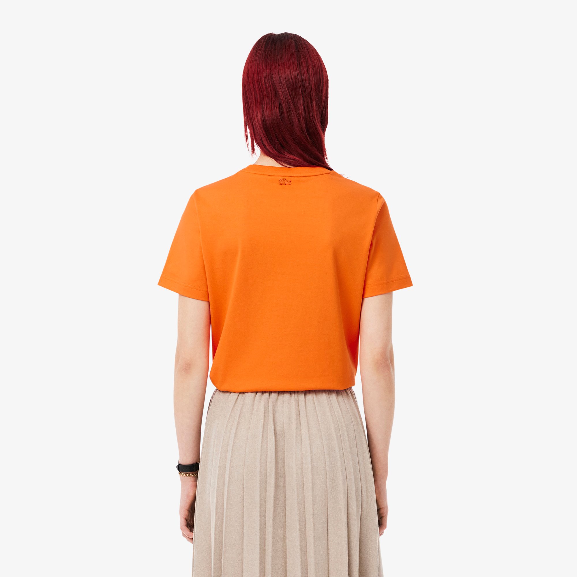 Áo Thun Lacoste Nữ Chất Liệu Cotton Họa Tiết Hoa