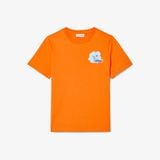 Áo Thun Lacoste Nữ Chất Liệu Cotton Họa Tiết Hoa