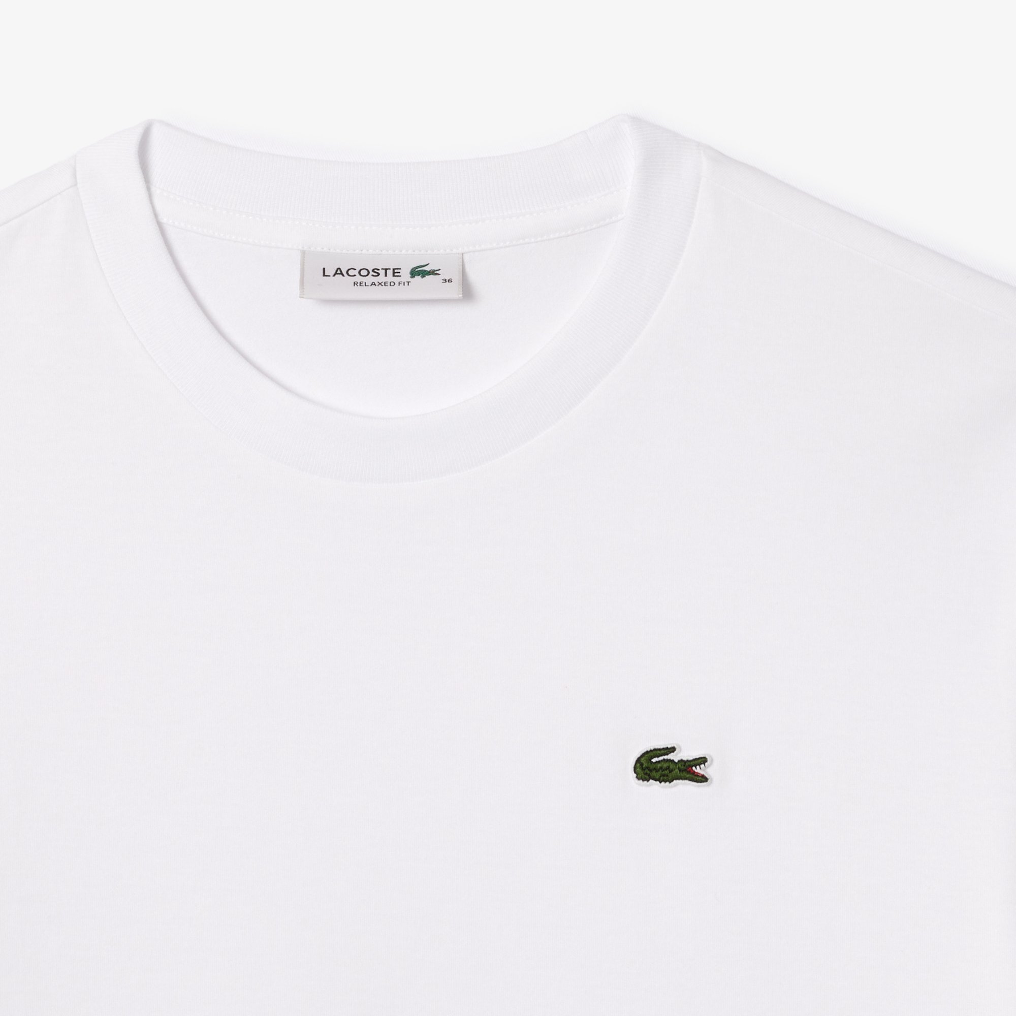 Áo Thun Lacoste Nữ Dáng Rộng Mái Chất Liệu Cotton Mềm
