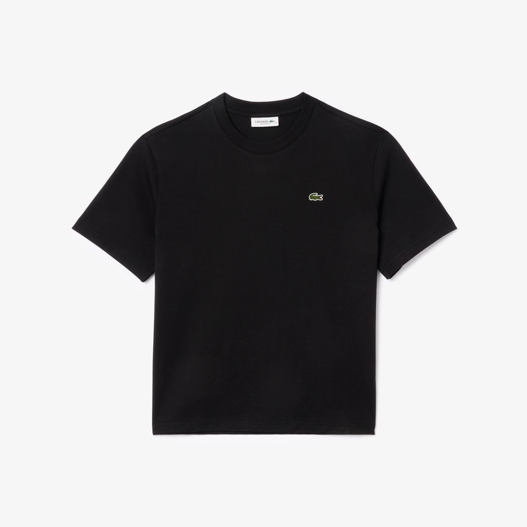 Áo Thun Lacoste Nữ Dáng Rộng Mái Chất Liệu Cotton Mềm