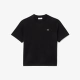 Áo Thun Lacoste Nữ Dáng Rộng Mái Chất Liệu Cotton Mềm