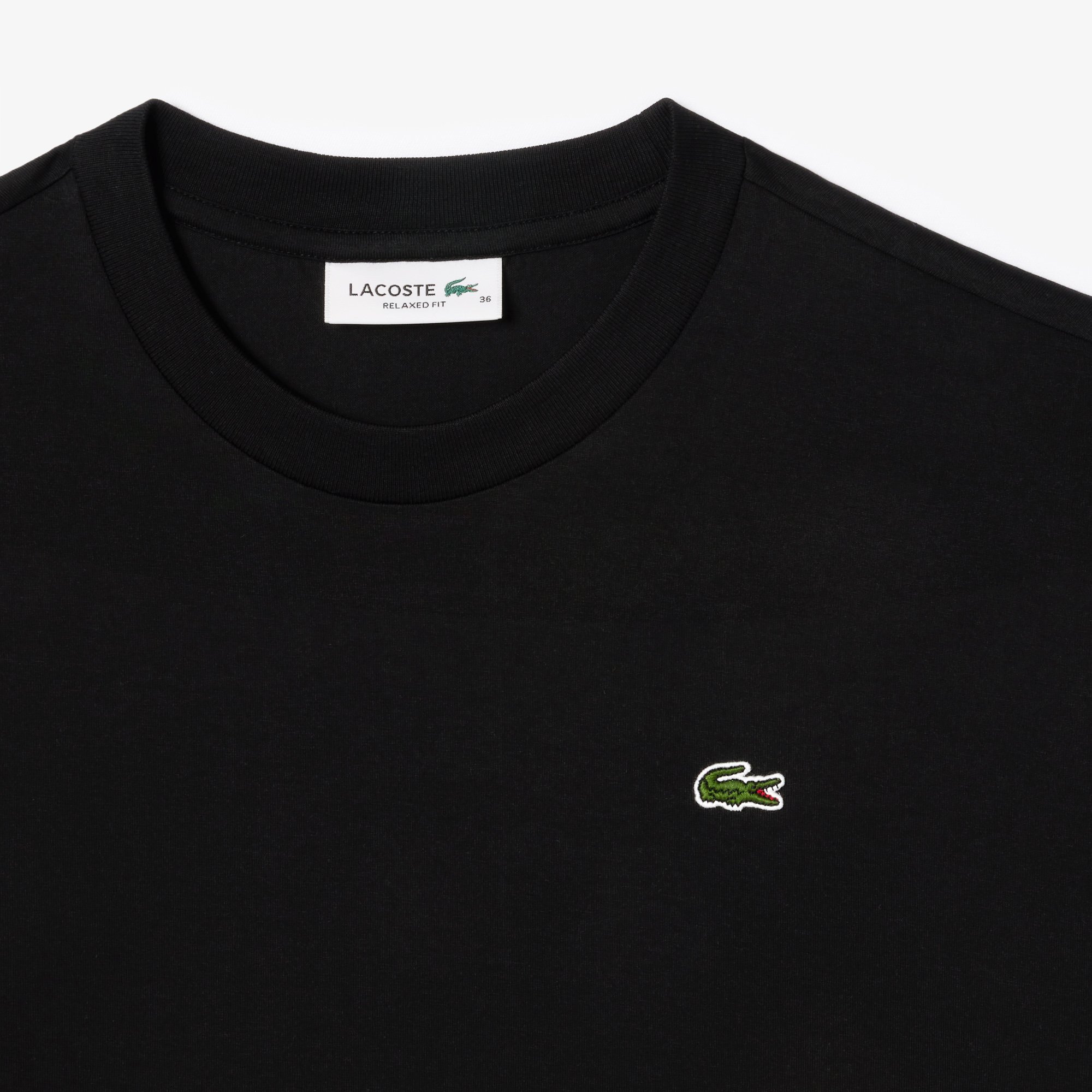 Áo Thun Lacoste Nữ Dáng Rộng Mái Chất Liệu Cotton Mềm