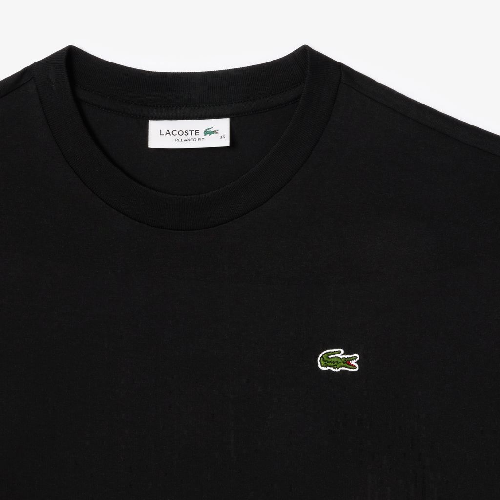 Áo Thun Lacoste Nữ Dáng Rộng Mái Chất Liệu Cotton Mềm