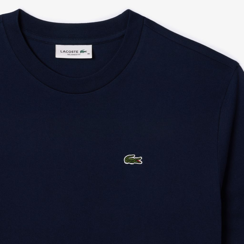 Áo Thun Lacoste Nữ Dáng Rộng Mái Chất Liệu Cotton Mềm