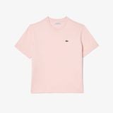 Áo Thun Lacoste Nữ Dáng Rộng Mái Chất Liệu Cotton Mềm