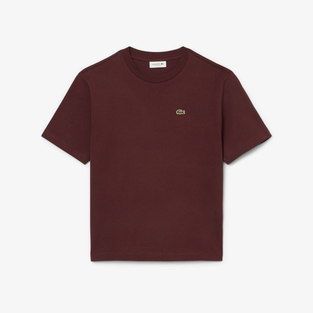 Áo Thun Lacoste Nữ Dáng Rộng Mái Chất Liệu Cotton Mềm