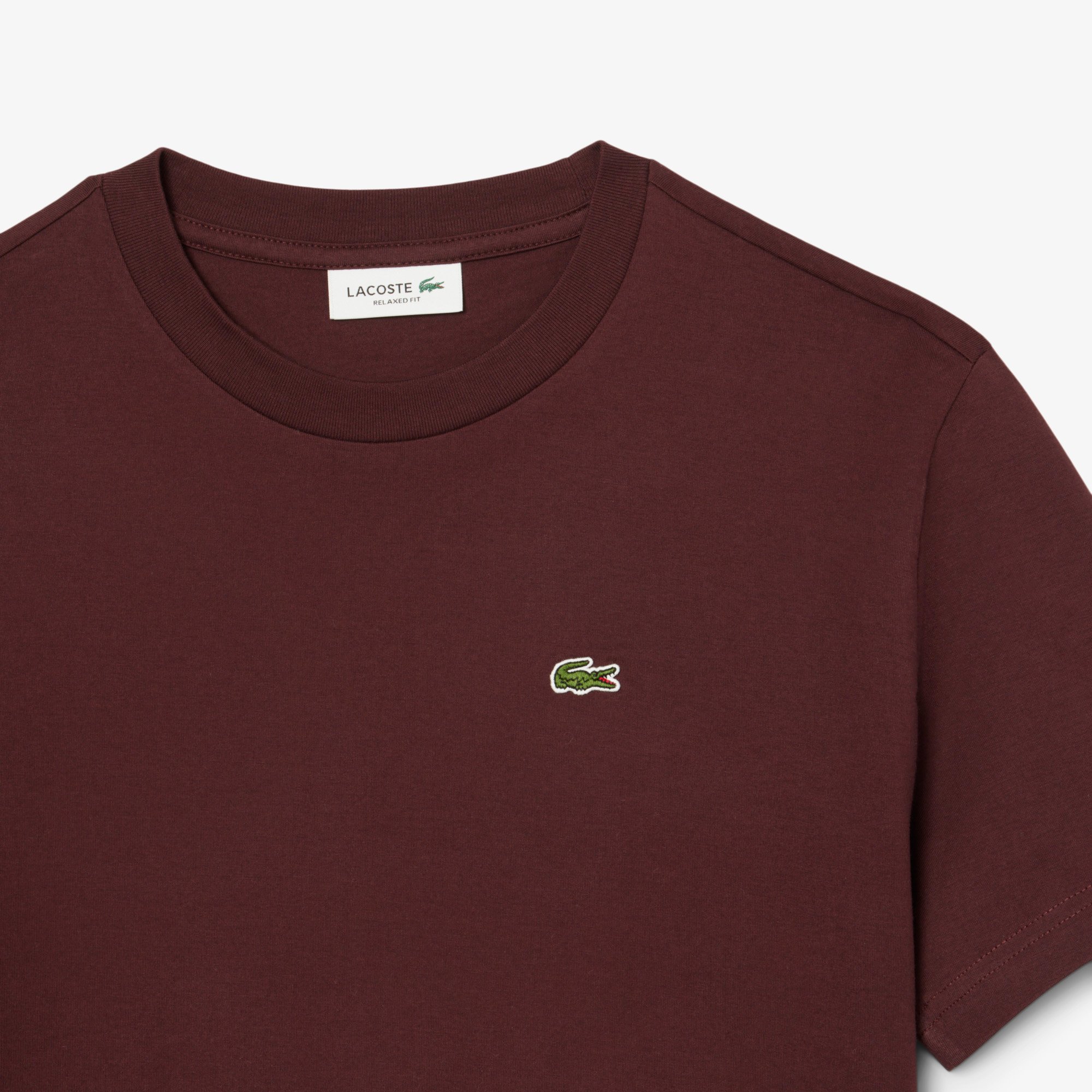 Áo Thun Lacoste Nữ Dáng Rộng Mái Chất Liệu Cotton Mềm