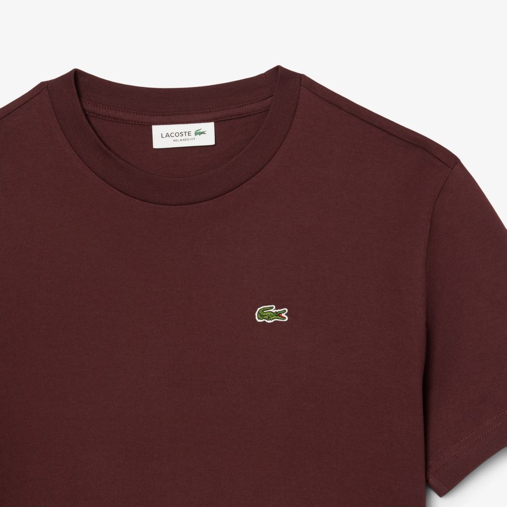 Áo Thun Lacoste Nữ Dáng Rộng Mái Chất Liệu Cotton Mềm