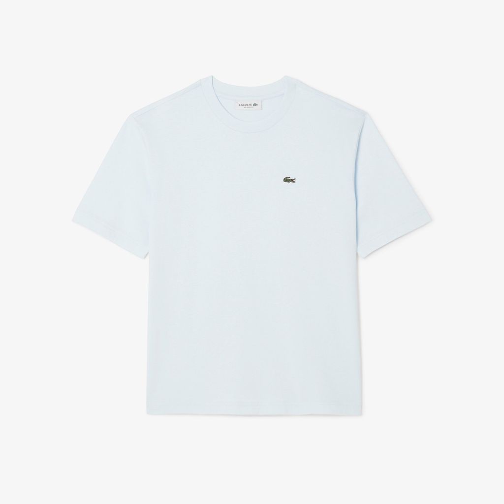 Áo Thun Lacoste Nữ Dáng Rộng Mái Chất Liệu Cotton Mềm