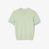Áo Thun Lacoste Nữ Chất Liệu Chất Liệu Fleece Với Màu Nhuộm Tự Nhiên