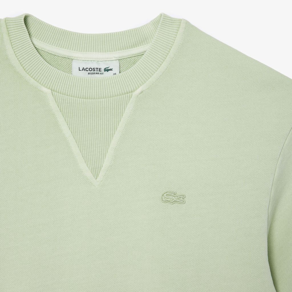 Áo Thun Lacoste Nữ Chất Liệu Chất Liệu Fleece Với Màu Nhuộm Tự Nhiên