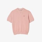 Áo Thun Lacoste Nữ Chất Liệu Chất Liệu Fleece Với Màu Nhuộm Tự Nhiên