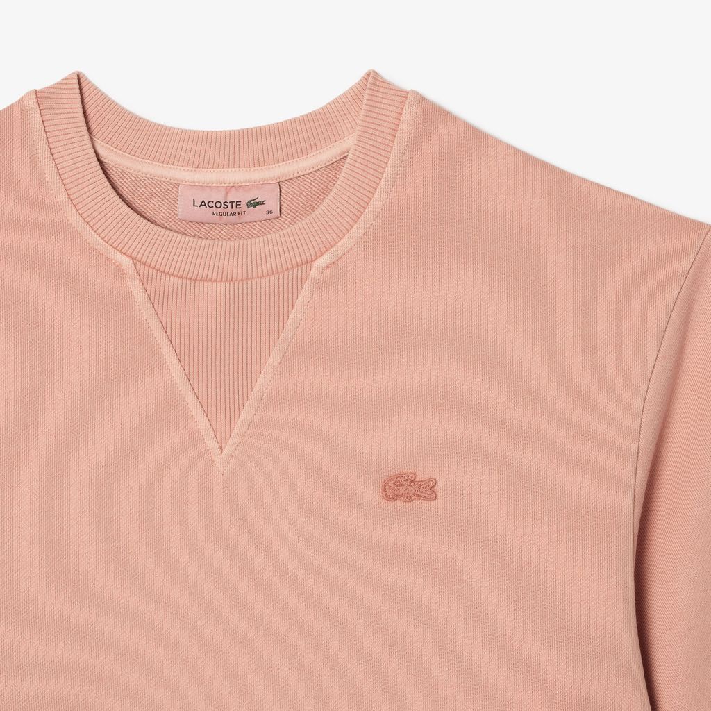Áo Thun Lacoste Nữ Chất Liệu Chất Liệu Fleece Với Màu Nhuộm Tự Nhiên