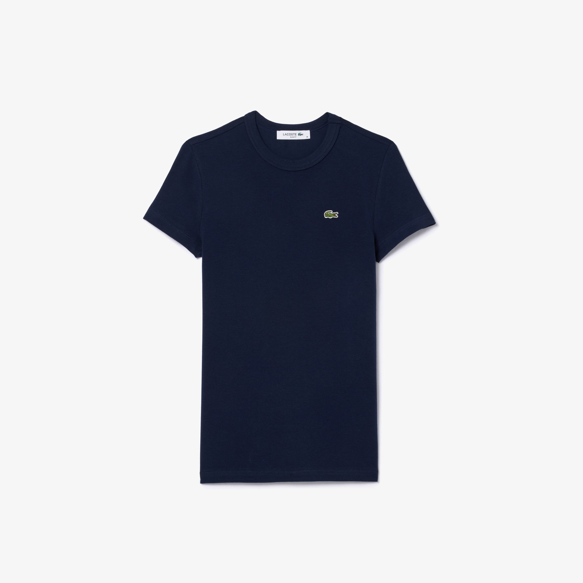 Áo Thun Lacoste Nữ Ôm Dáng Chất Liệu Cotton Co Dãn
