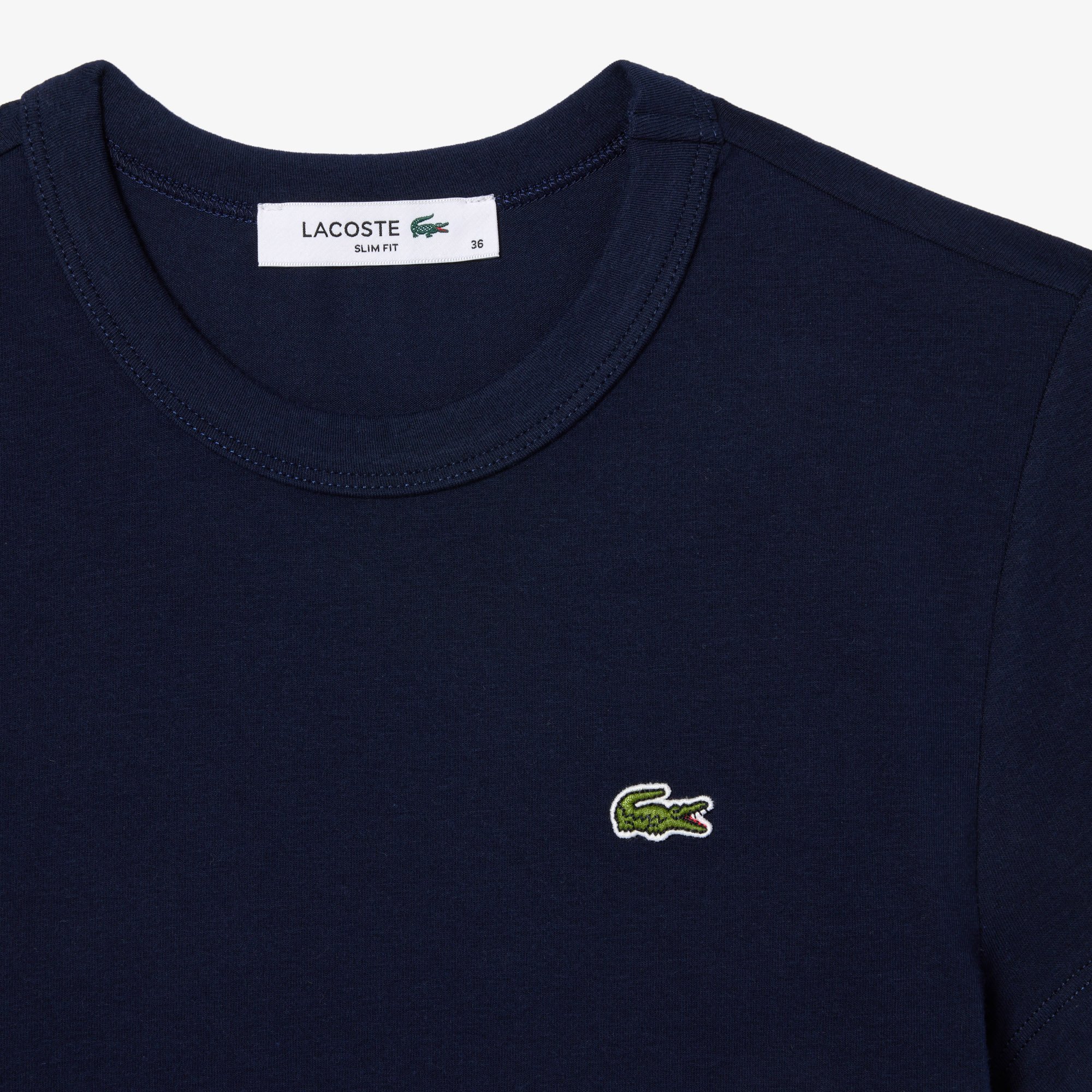 Áo Thun Lacoste Nữ Ôm Dáng Chất Liệu Cotton Co Dãn