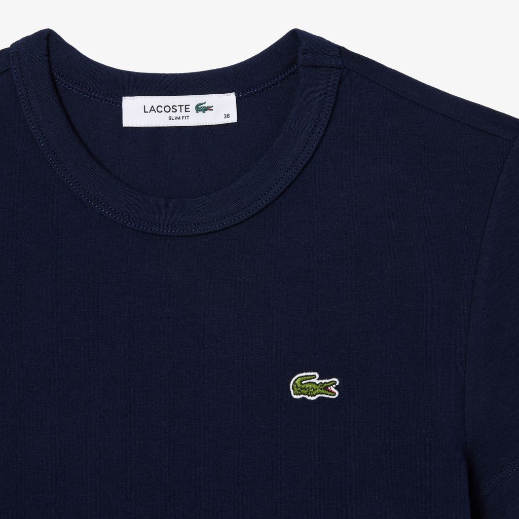 Áo Thun Lacoste Nữ Ôm Dáng Chất Liệu Cotton Co Dãn