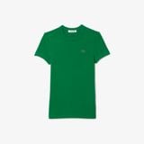 Áo Thun Lacoste Nữ Ôm Dáng Chất Liệu Cotton Co Dãn