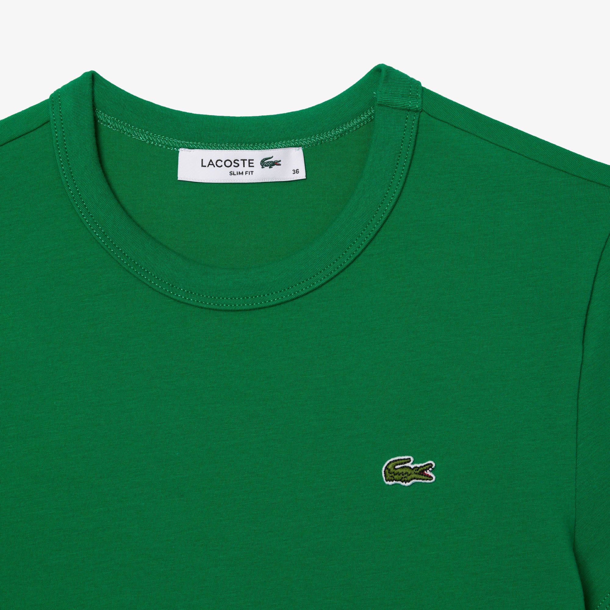 Áo Thun Lacoste Nữ Ôm Dáng Chất Liệu Cotton Co Dãn