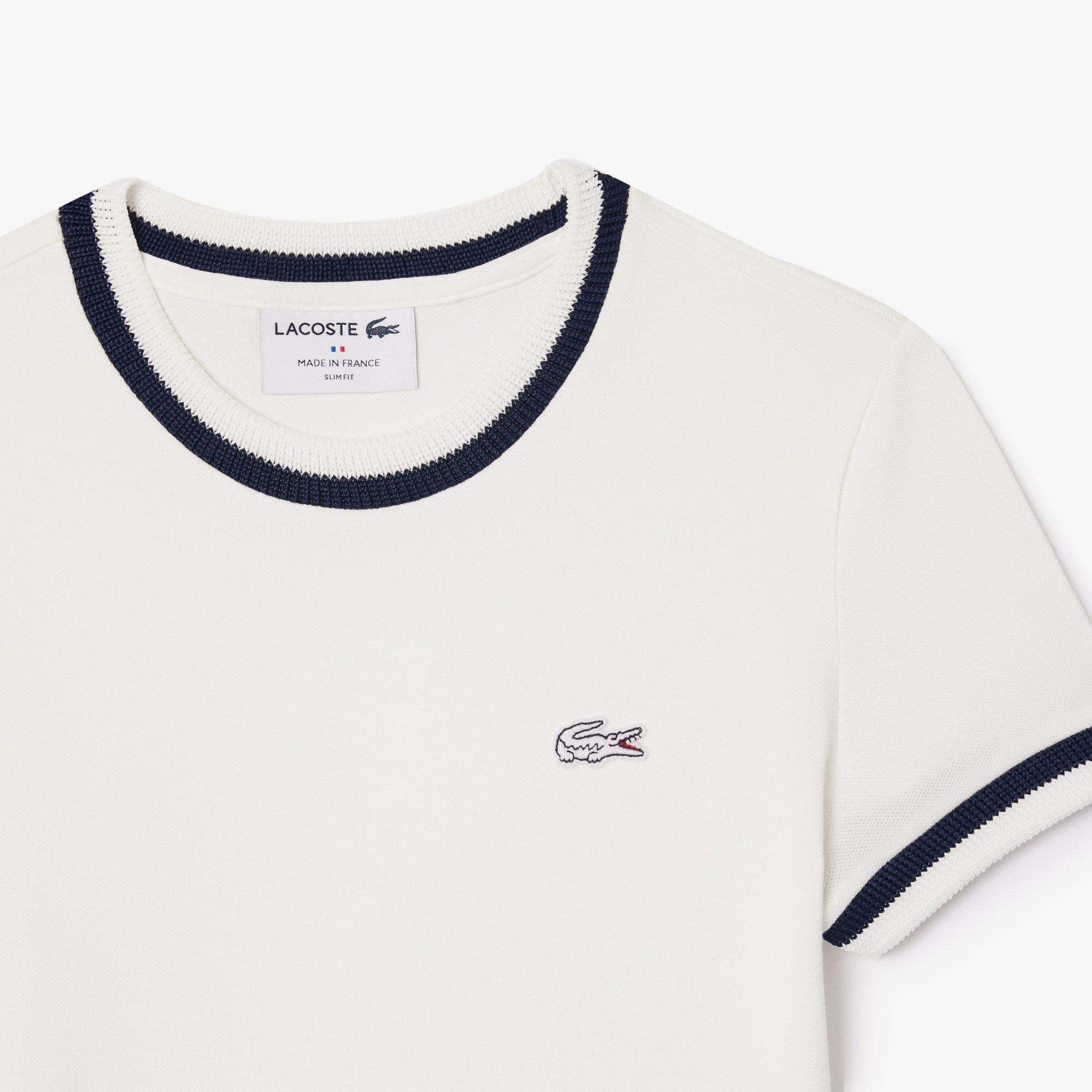 Áo Thun Lacoste Nữ Piqué Ôm Dáng Sản Xuất Tại Pháp Chất Liệu Co Giãn