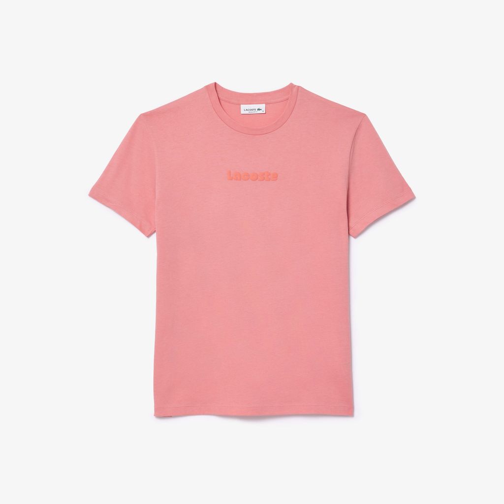 Áo Thun Lacoste Nữ Vintage Chất Liệu Cotton Mềm Họa Tiết In