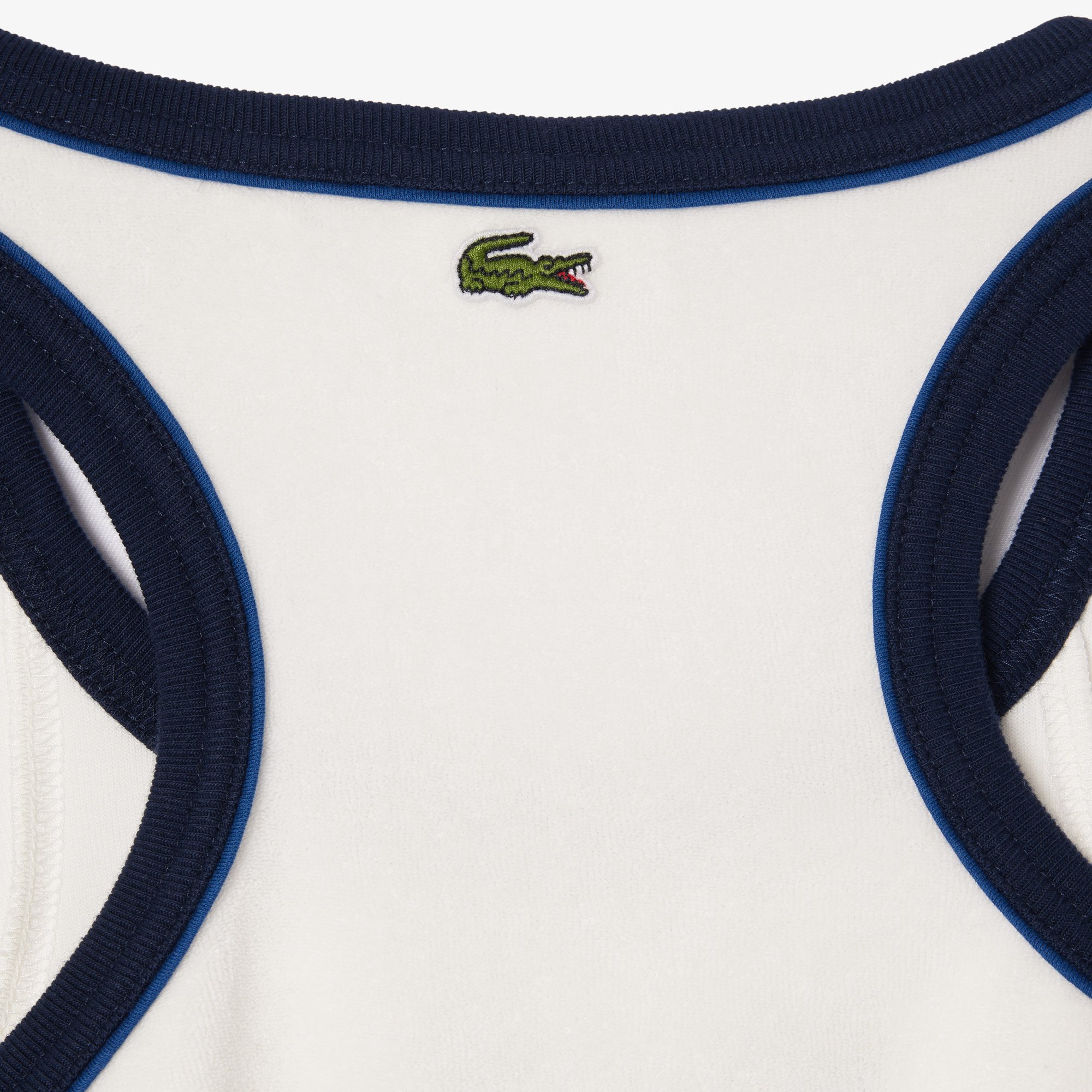 Áo Ngực Thể Thao Lacoste Nữ Thêu Logo Chất Liệu Terry Cotton