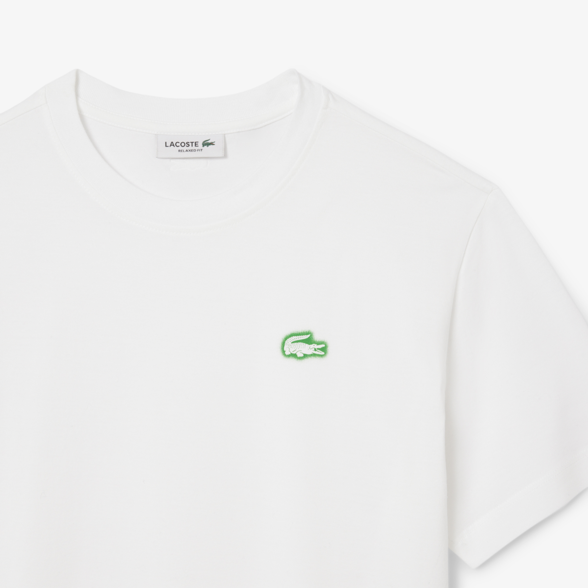 Áo Thun Lacoste Nữ Chất Liệu Jersey Hoạ Tiết In Cá Sấu