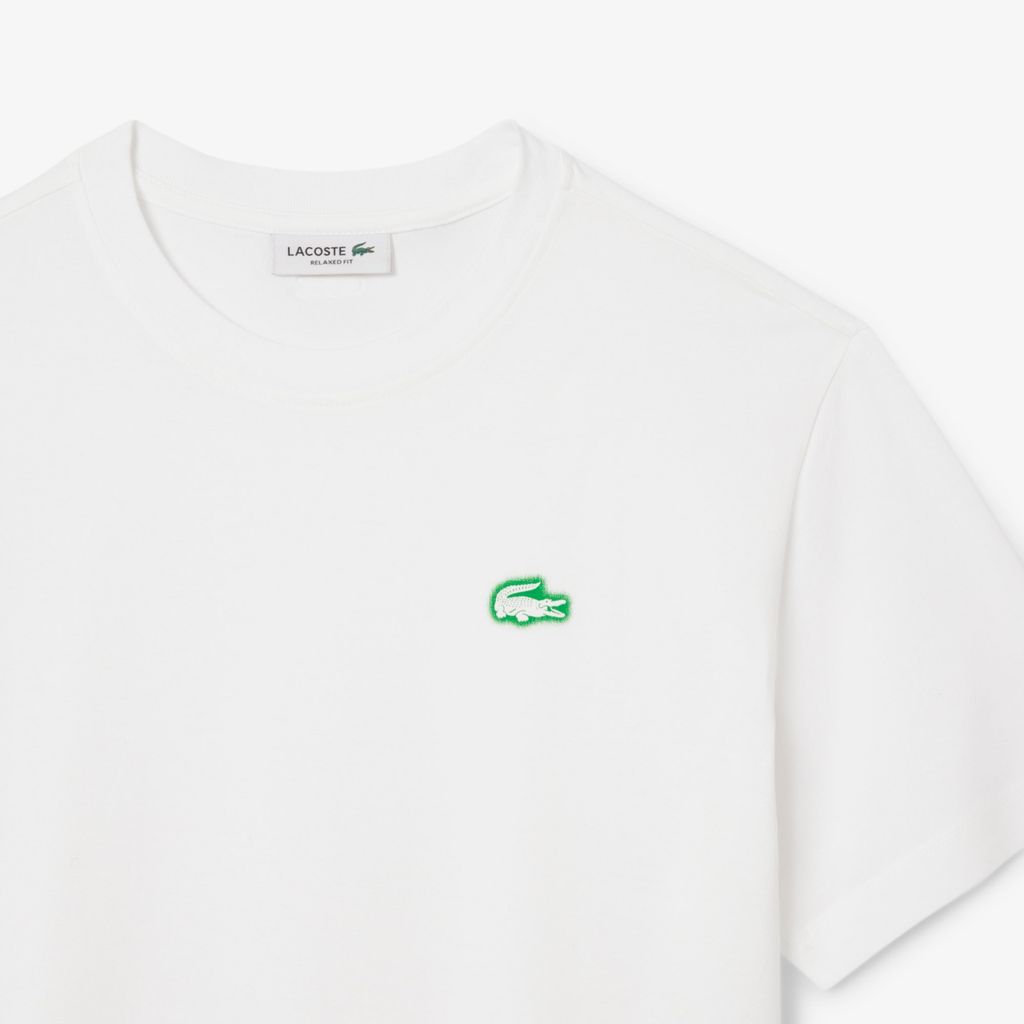 Áo Thun Lacoste Nữ Chất Liệu Jersey Hoạ Tiết In Cá Sấu