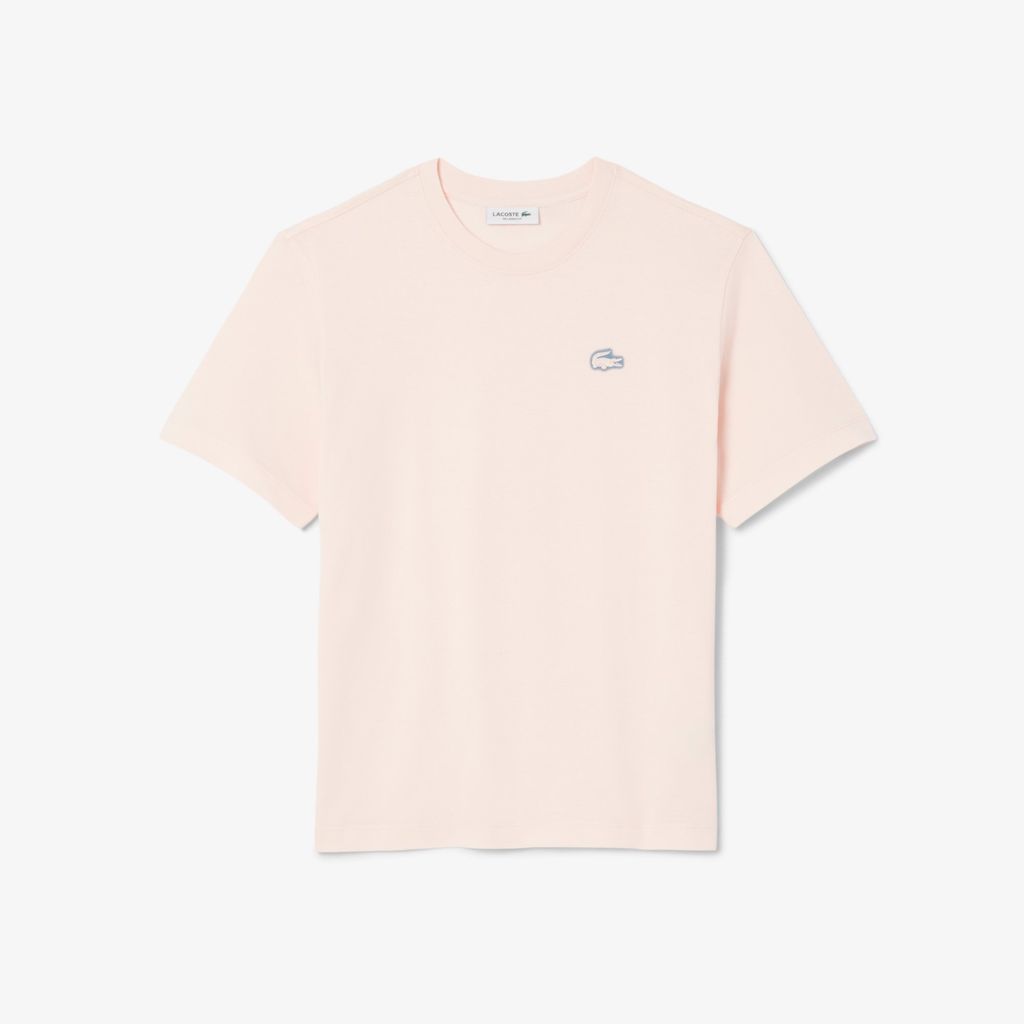Áo Thun Lacoste Nữ Chất Liệu Jersey Hoạ Tiết In Cá Sấu