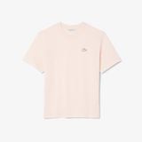 Áo Thun Lacoste Nữ Chất Liệu Jersey Hoạ Tiết In Cá Sấu