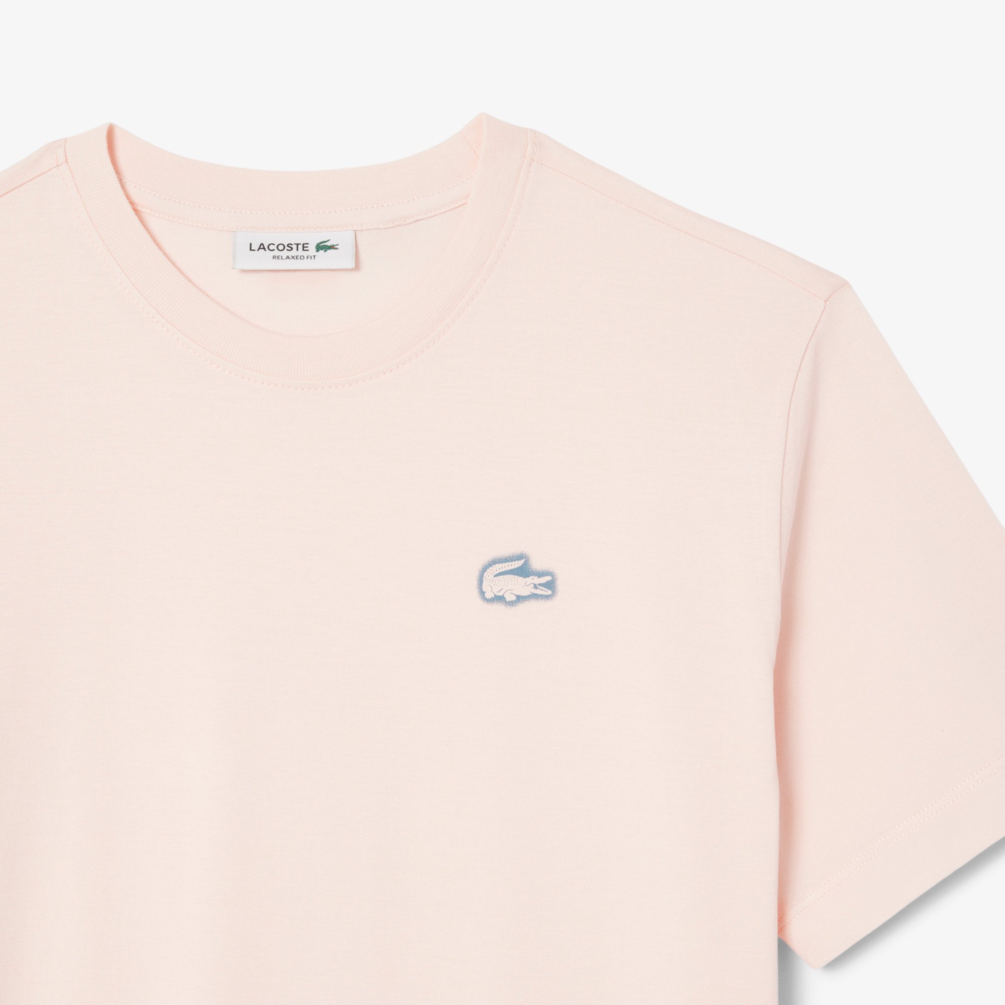 Áo Thun Lacoste Nữ Chất Liệu Jersey Hoạ Tiết In Cá Sấu
