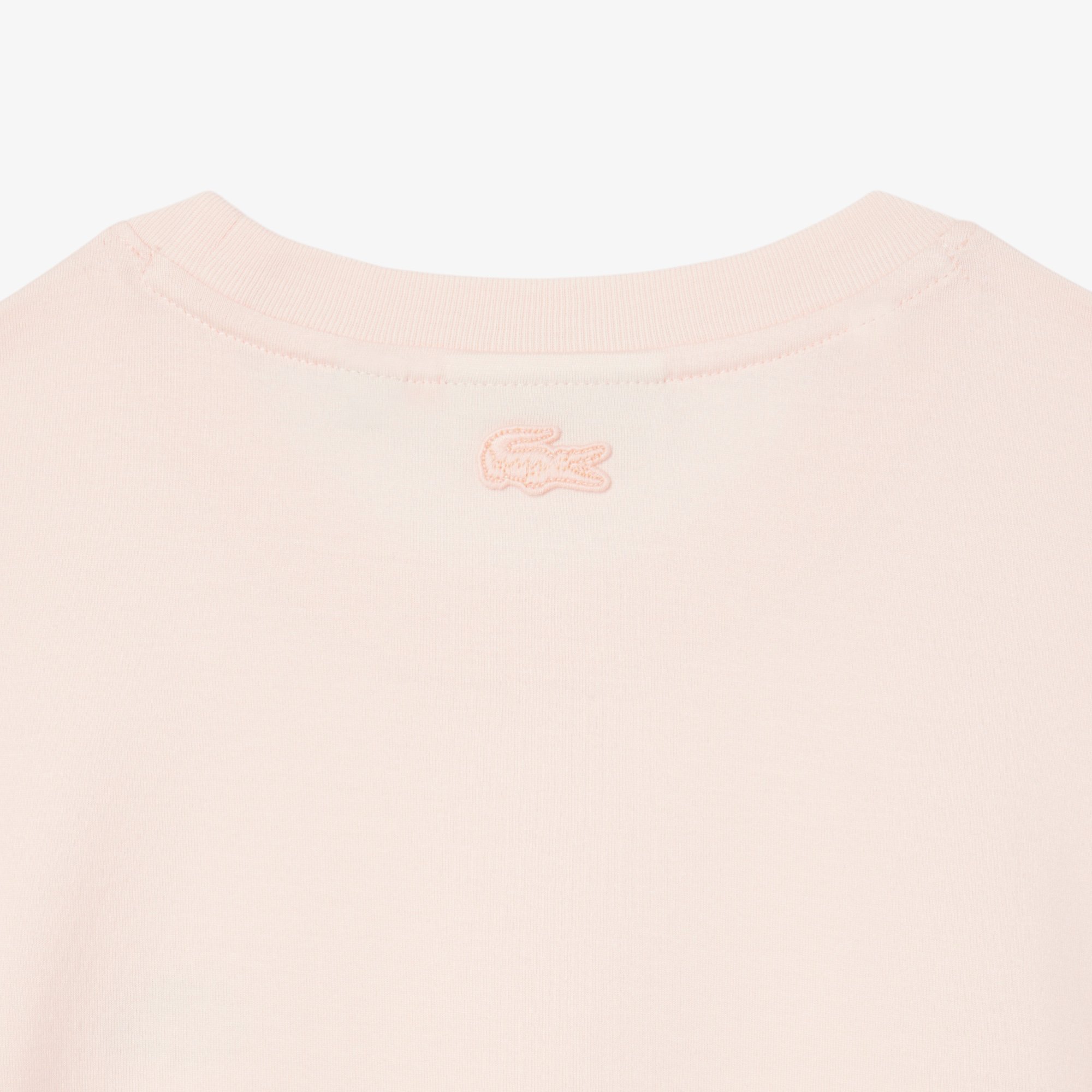 Áo Thun Lacoste Nữ Chất Liệu Jersey Hoạ Tiết In Cá Sấu