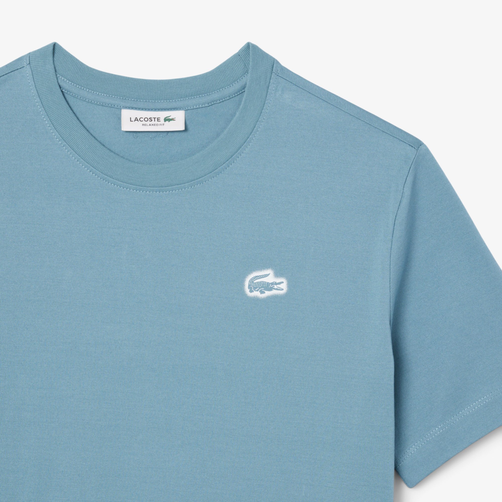 Áo Thun Lacoste Nữ Chất Liệu Jersey Hoạ Tiết In Cá Sấu