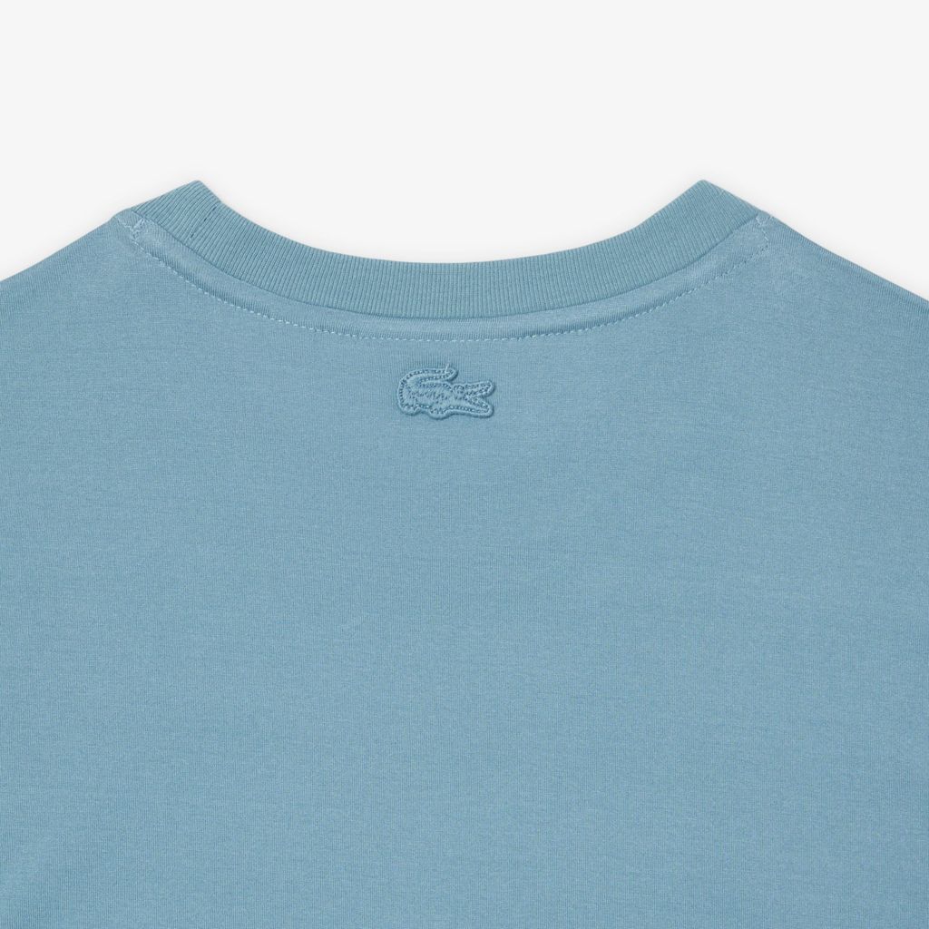 Áo Thun Lacoste Nữ Chất Liệu Jersey Hoạ Tiết In Cá Sấu