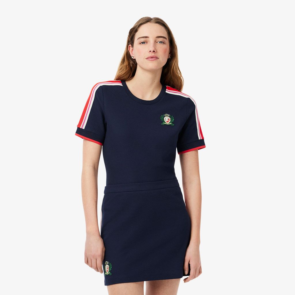Áo Thun Lacoste Nữ Chất Liệu Kết Cấu Piqué Sản Xuất Tại Pháp