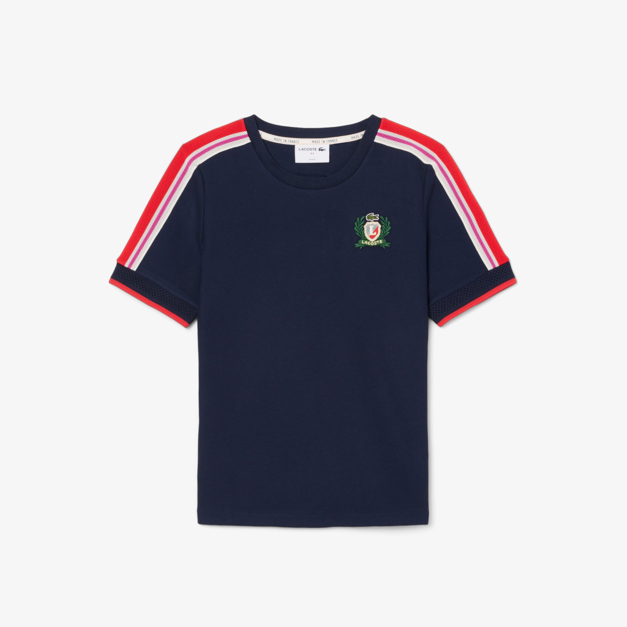 Áo Thun Lacoste Nữ Chất Liệu Kết Cấu Piqué Sản Xuất Tại Pháp