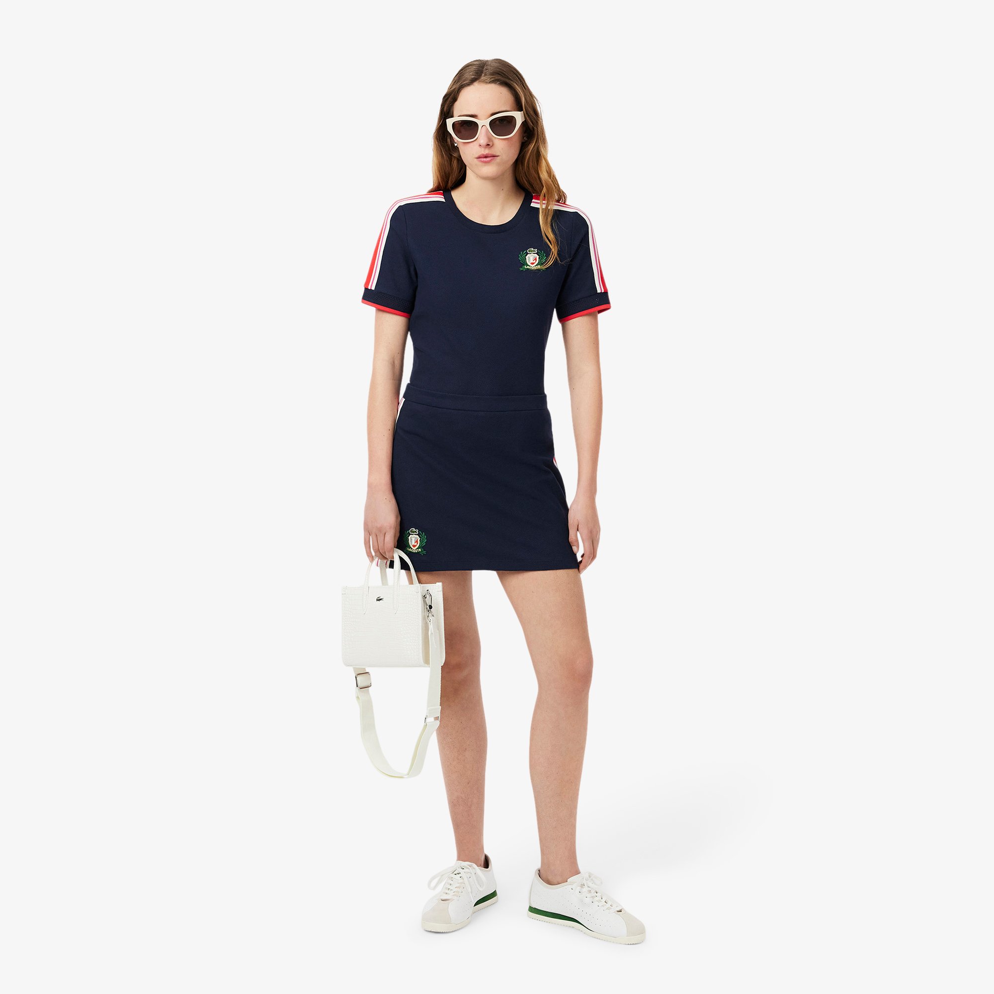 Áo Thun Lacoste Nữ Chất Liệu Kết Cấu Piqué Sản Xuất Tại Pháp