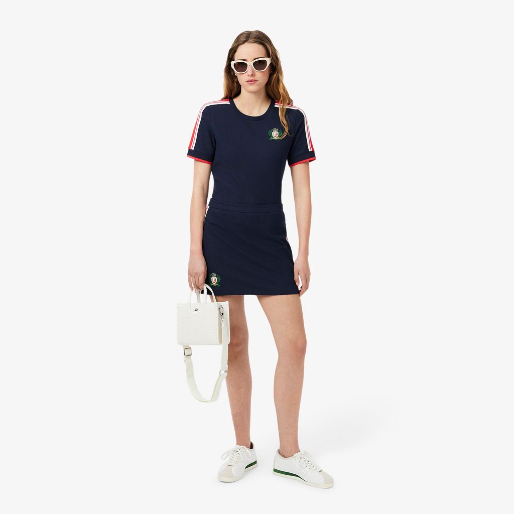 Áo Thun Lacoste Nữ Chất Liệu Kết Cấu Piqué Sản Xuất Tại Pháp